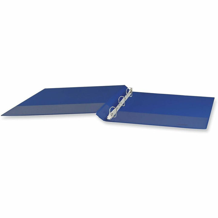 Image of Universal 207410 Slant D-Ring View Binder, 3 Rings, 1" Capacity, 11 x 8.5, Navy Blue