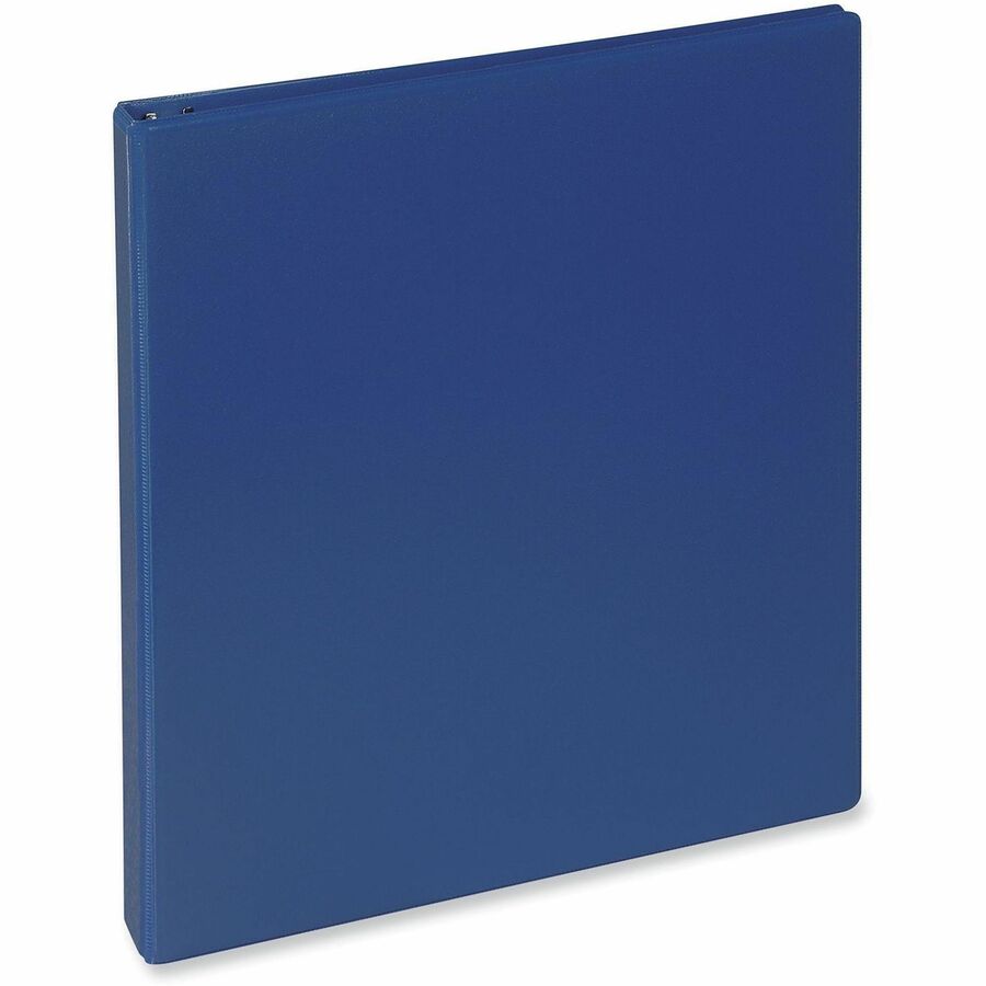 Image of Universal 207410 Slant D-Ring View Binder, 3 Rings, 1" Capacity, 11 x 8.5, Navy Blue