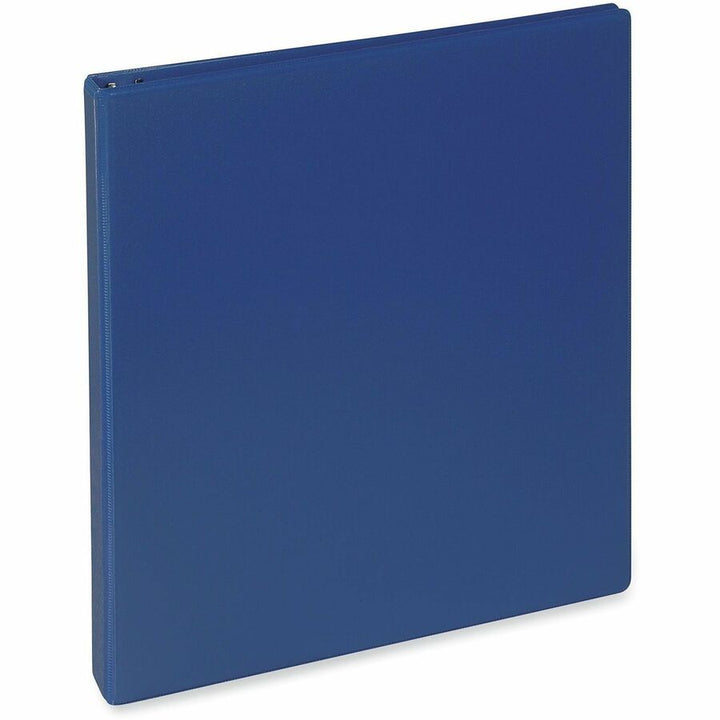 Image of Universal 20718 Slant D-Ring View Binder, 3 Rings, 1.5" Capacity, 11 x 8.5, Navy Blue