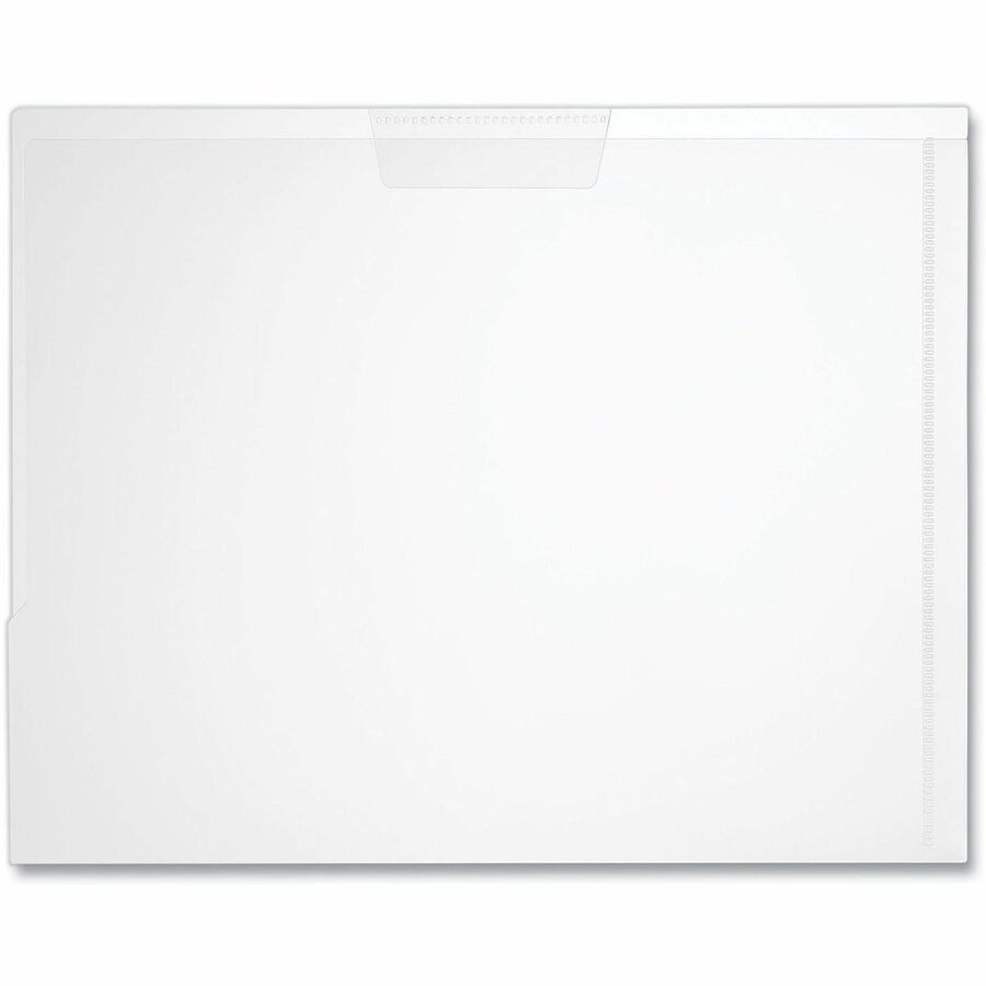 Image of Universal 50760 Project Poly Jackets, Letter Size, Clear, 5/Pack, 8 1/2" x 11", Plastic, Polypropylene, Clear, Unpunched, 5 / Pack