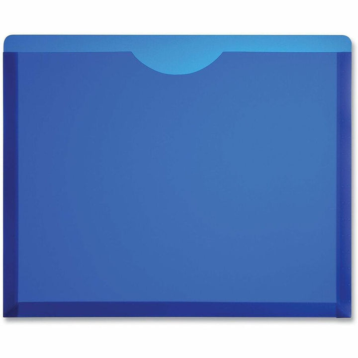 Image of Universal 50750 File Jacket, 8 1/2" x 11", 1" Expansion, Plastic, Polypropylene, Assorted, Unpunched, 10 / Pack