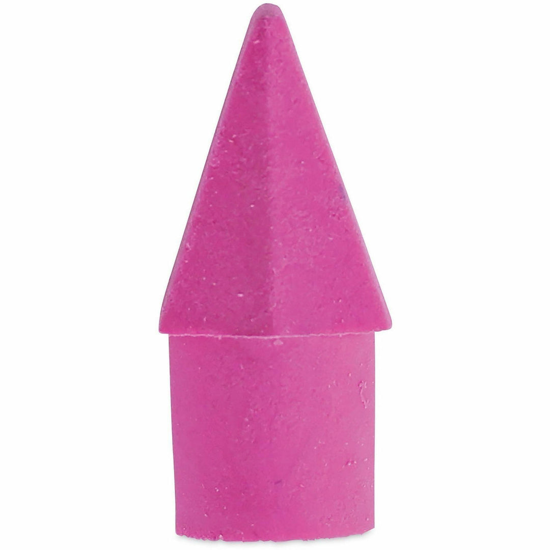 Image of Universal 55150 Pencil Top Eraser, Pink, Wedge, Elastomer, 150 / Pack, Soft, Latex-free, Non-tearing, Non-smudge, Ghost Resistant