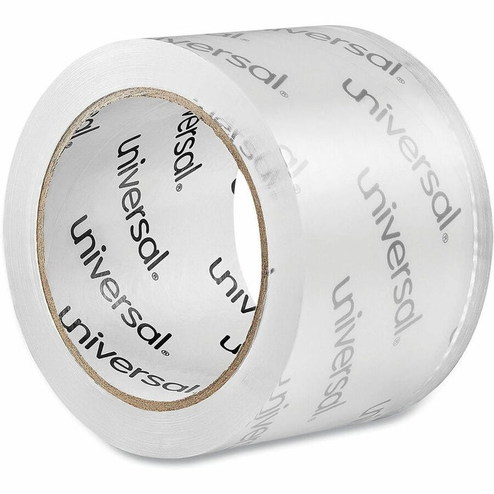 Image of Universal 83000 Packaging Tape, 54.70 yd Length x 2.83" W x 2.6 mil Thickness, 3" Core, Clear, Acrylic, 6 / Pack