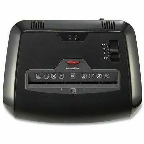 Image of Universal® 48110 Cross-Cut Shredder with Lockout Key, 10 Manual Sheet Capacity