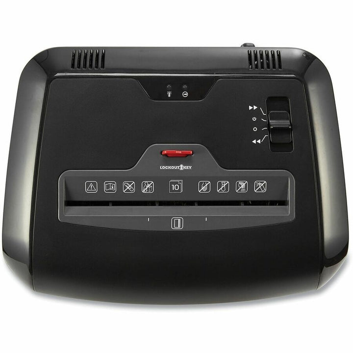Image of Universal® 48110 Cross-Cut Shredder with Lockout Key, 10 Manual Sheet Capacity