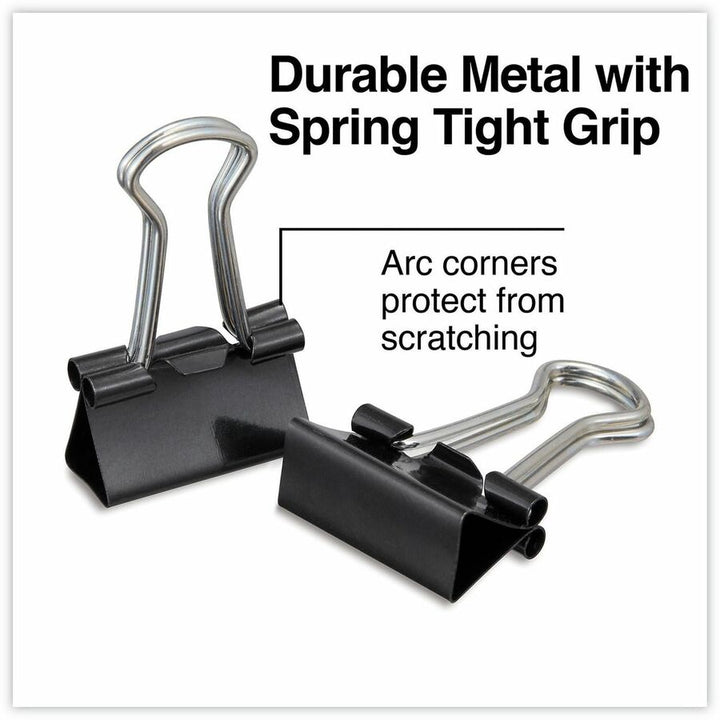 Image of Universal 10199VP3 Binder Clip Value Pack, Mini, Black/Silver, 36/Box
