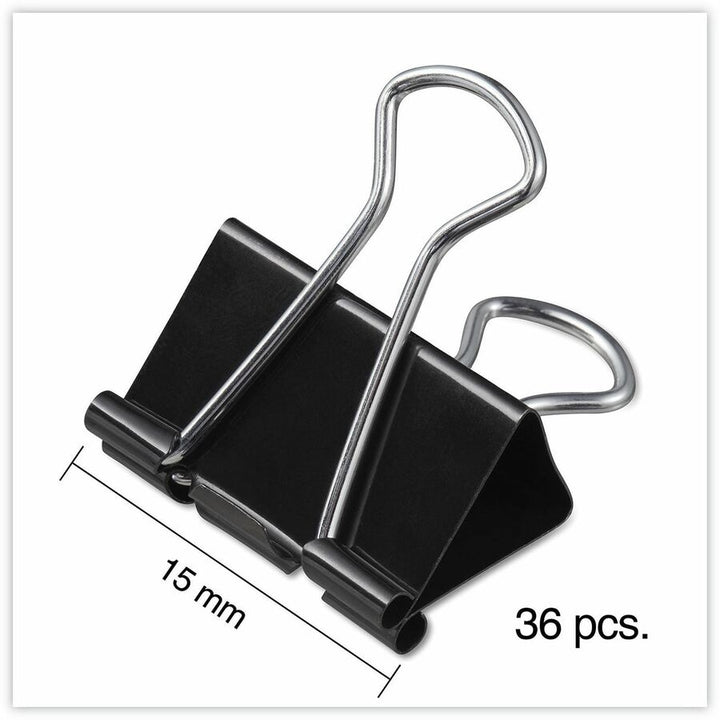 Image of Universal 10199VP3 Binder Clip Value Pack, Mini, Black/Silver, 36/Box