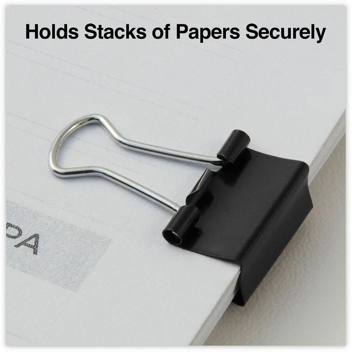 Image of Universal 10199VP3 Binder Clip Value Pack, Mini, Black/Silver, 36/Box