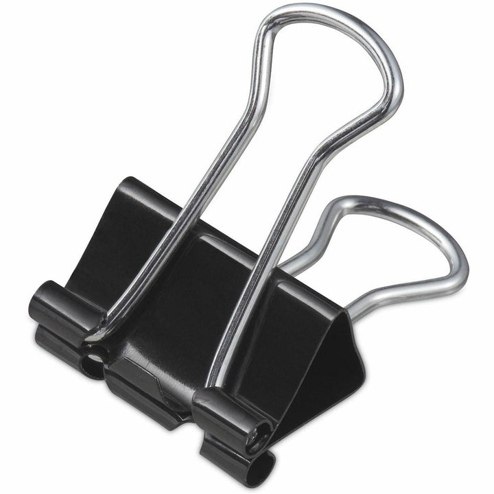 Image of Universal 10200VP Binder Clip Zip-Seal Bag Value Pack, Small, Black/Silver, 144/Pack