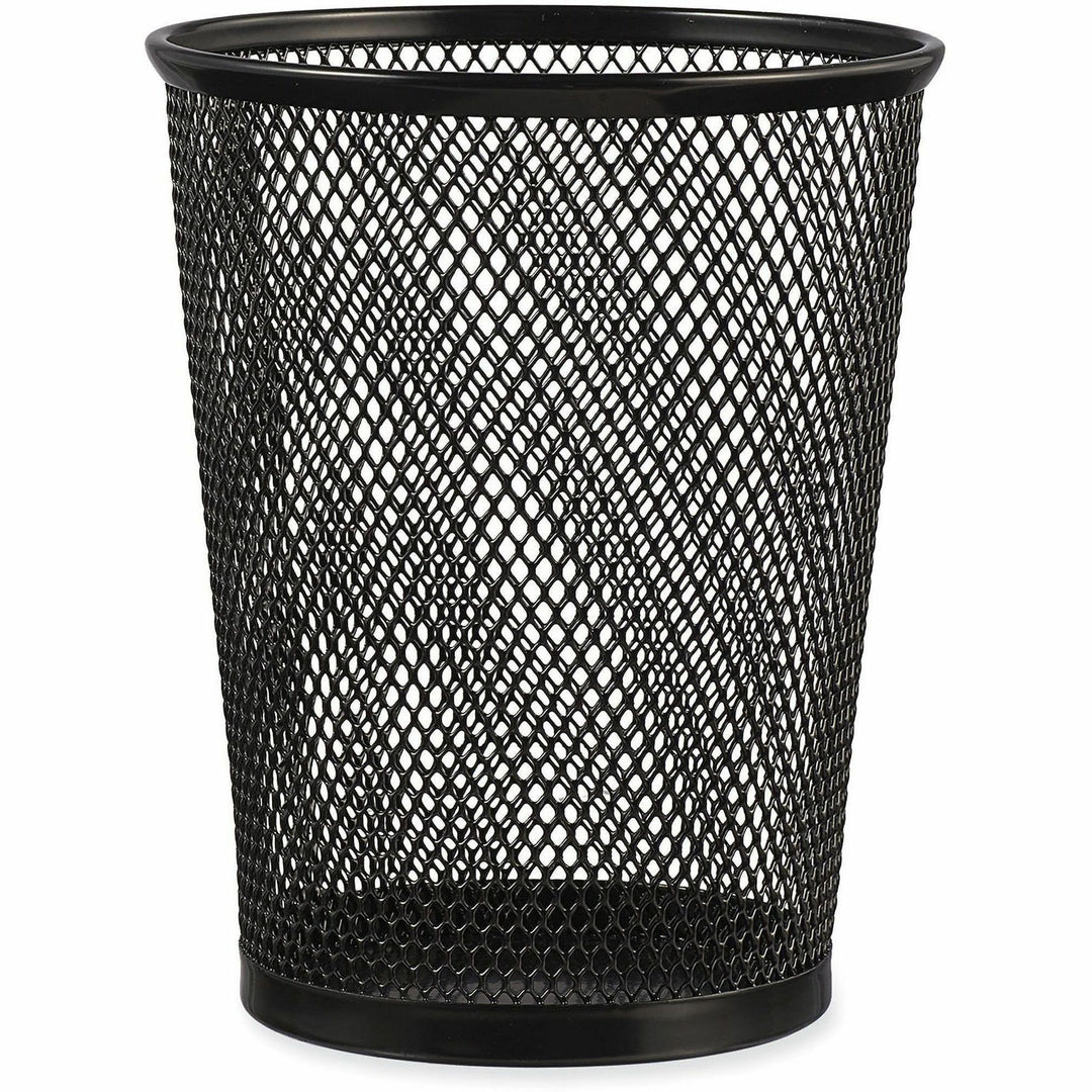 Image of Universal® Jumbo Steel Mesh Pencil Cup, 4.38" Diameter x 5.38"h, Black