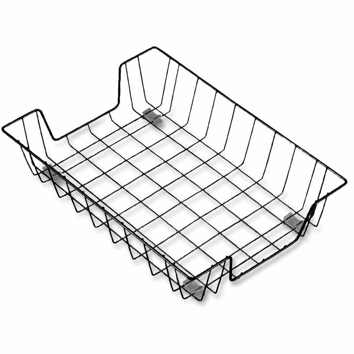 Image of Universal® Wire Metal Letter Tray, 1 Section, Letter Size Files, 10" x 14.13" x 3", Black