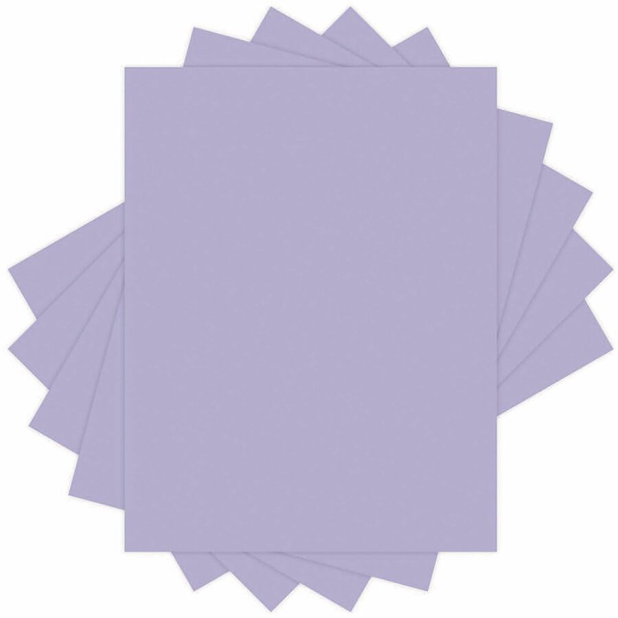 Image of Universal® Deluxe Colored Paper, 20 lb Bond Weight, 8.5 x 11, Orchid, 500 Sheets/Ream, 10 Reams/Carton