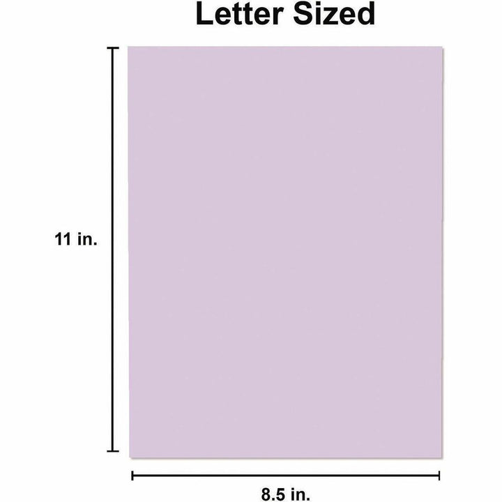 Image of Universal® Deluxe Colored Paper, 20 lb Bond Weight, 8.5 x 11, Orchid, 500 Sheets/Ream, 10 Reams/Carton