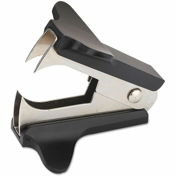 Image of Universal 00700VP Jaw-Style Stapler Remover, Plastic, Steel, Black, Comfortable Grip, 3 / Pack