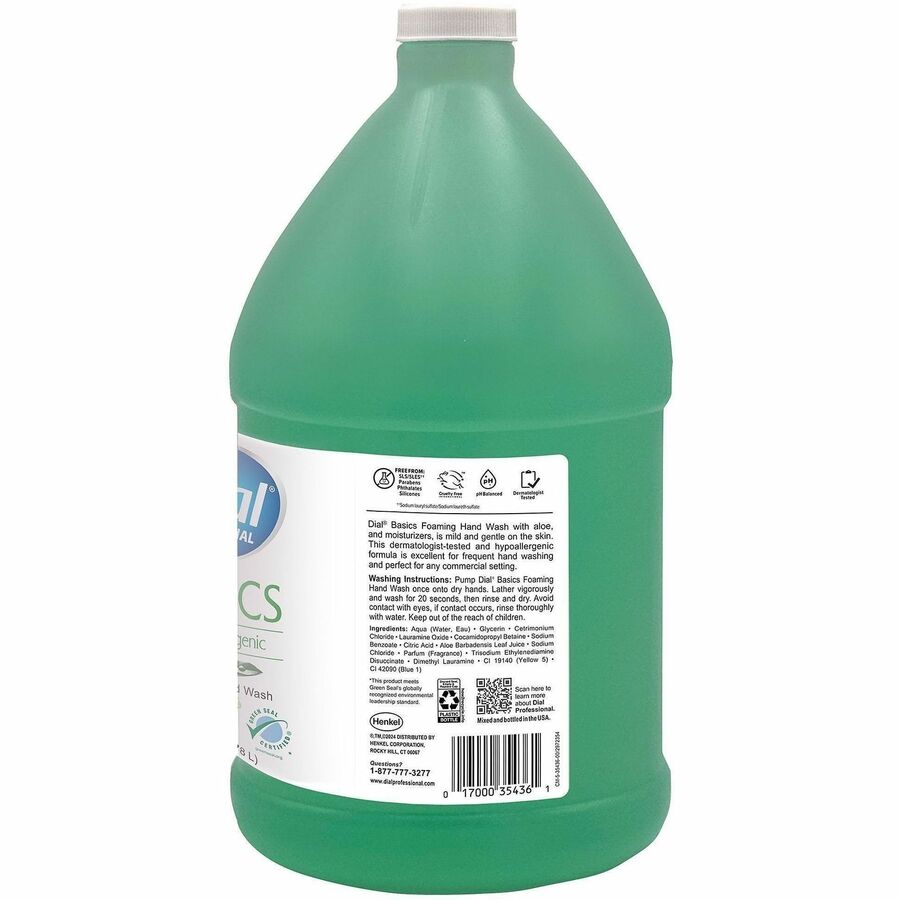 Image of Dial Professional 35438 Basics HypoAllergenic Foam Hand Soap