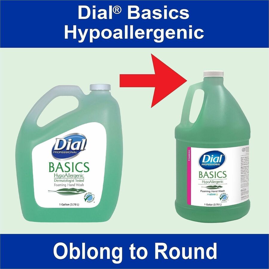Image of Dial Professional 35438 Basics HypoAllergenic Foam Hand Soap