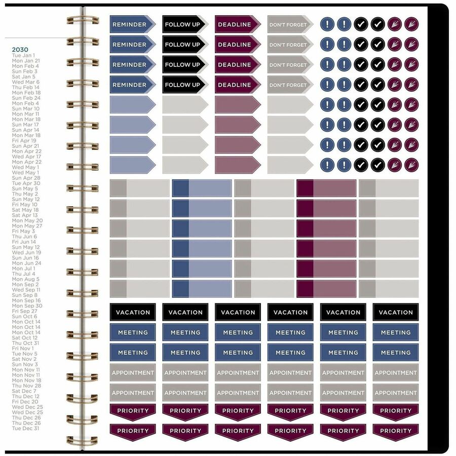 Image of At-A-Glance YP905L05 Signature Lite Weekly Monthly Planner