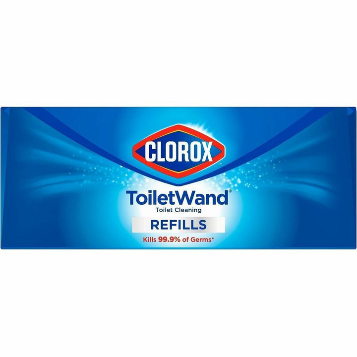 Image of Clorox 31049 ToiletWand Toilet Cleaning and Disinfecting Scrubbing Pads Refills, Blue, White, 20 / Box