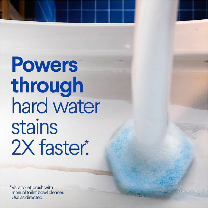 Image of Clorox 31049 ToiletWand Toilet Cleaning and Disinfecting Scrubbing Pads Refills, Blue, White, 20 / Box