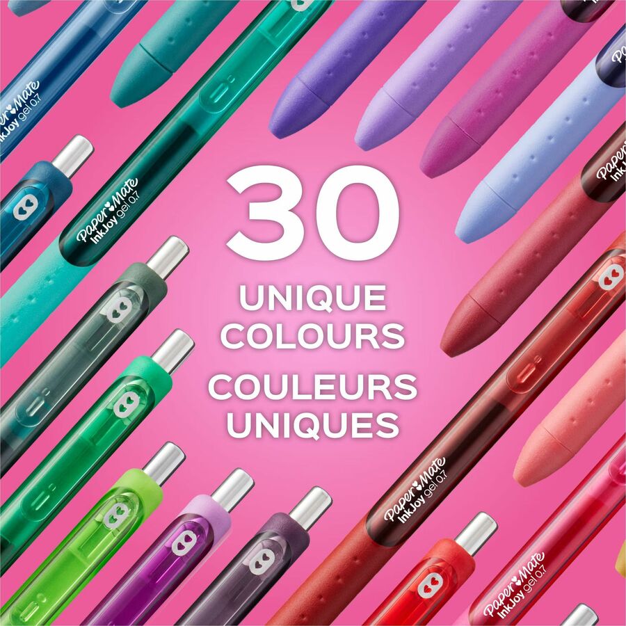 Image of Paper Mate® Pens,Gel,Inkjoy,Retractable,Candy Pop,0.7mm,4/PK,AST