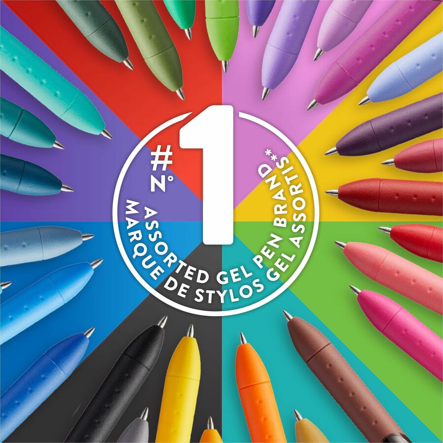 Image of Paper Mate® Pens,Gel,Inkjoy,Retractable,Tropical Vacation,0.7mm,4/PK,AST