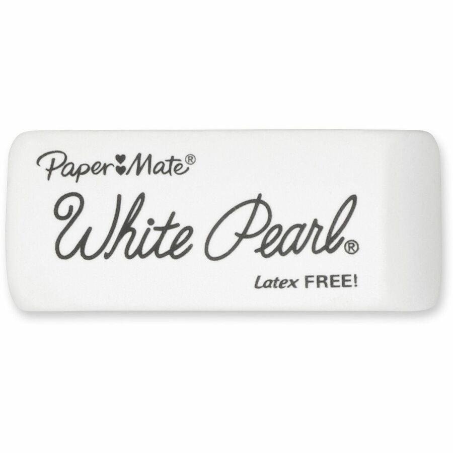 Image of Paper Mate® Eraser, Latex-Free, Smudge-Resistant, 3/PK, White