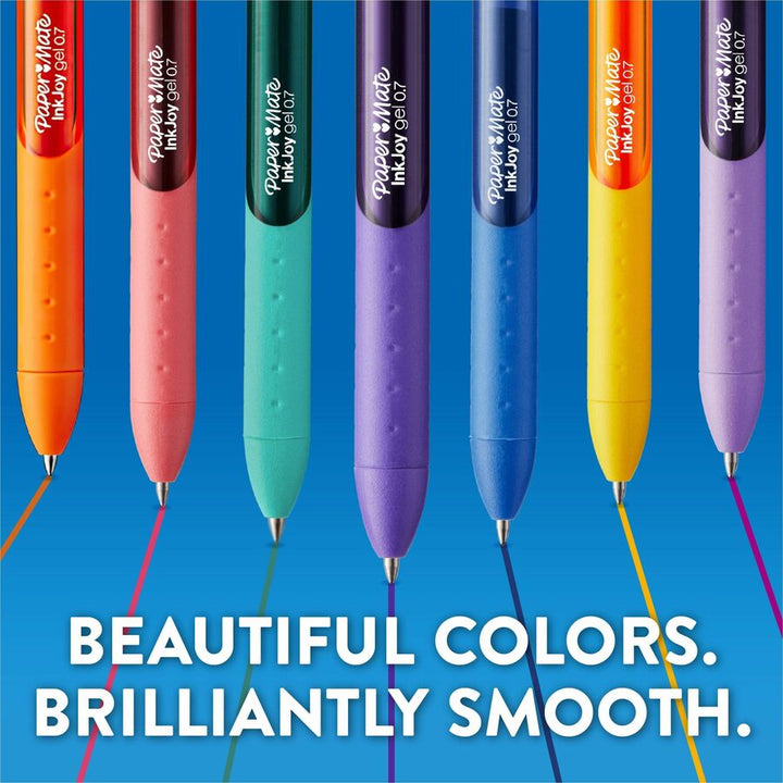 Image of Paper Mate® Pens,Gel,Inkjoy,Retractable,Retro Accents,0.7mm,4/PK,AST