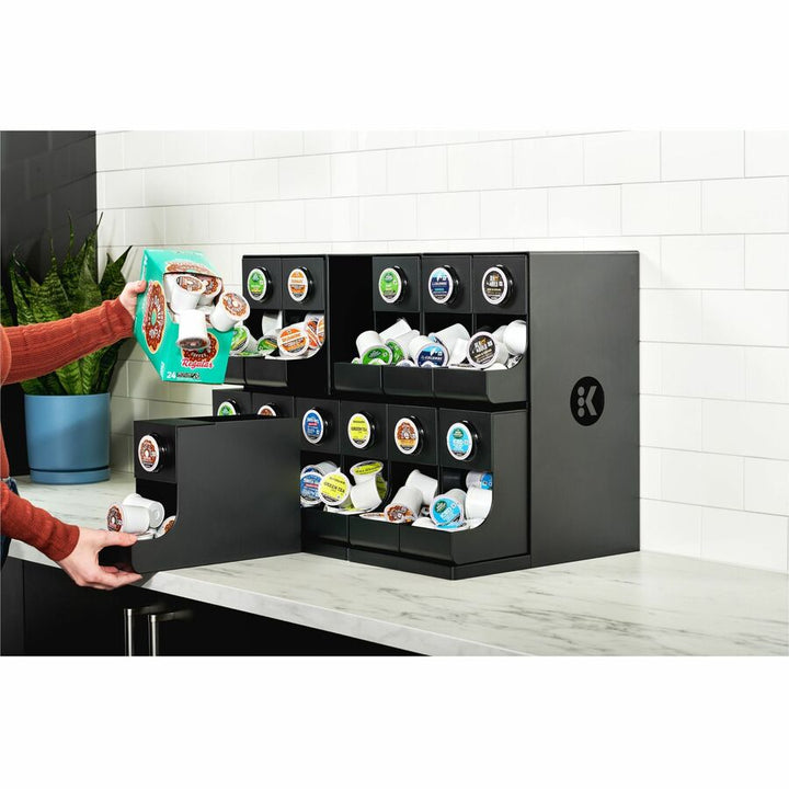 Image of Green Mountain Coffee® Merchandiser,Modular,Plastic,12-K-Cup Capacity,Black