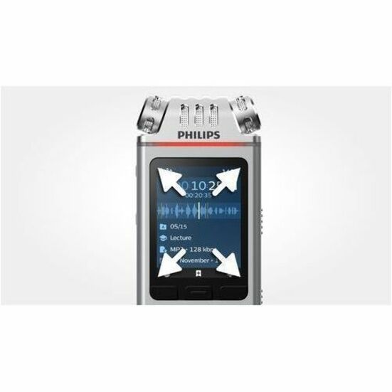 Image of Philips Voice Tracer DVT4110 Digital Voice Recorder