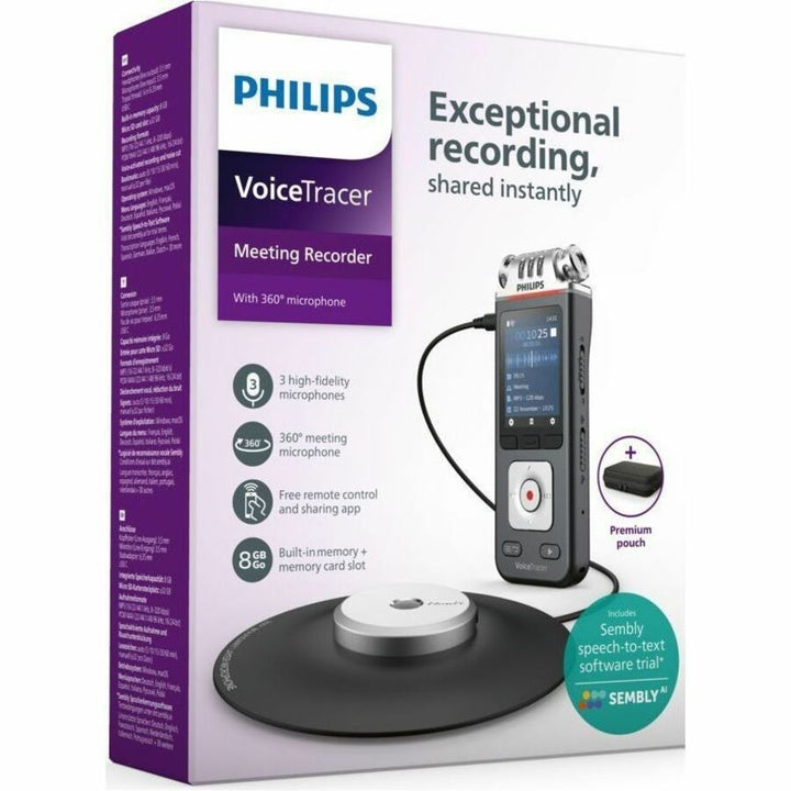Image of Speech Processing Solutions Voice Tracer DVT8115 VoiceTracer Meeting Recorder