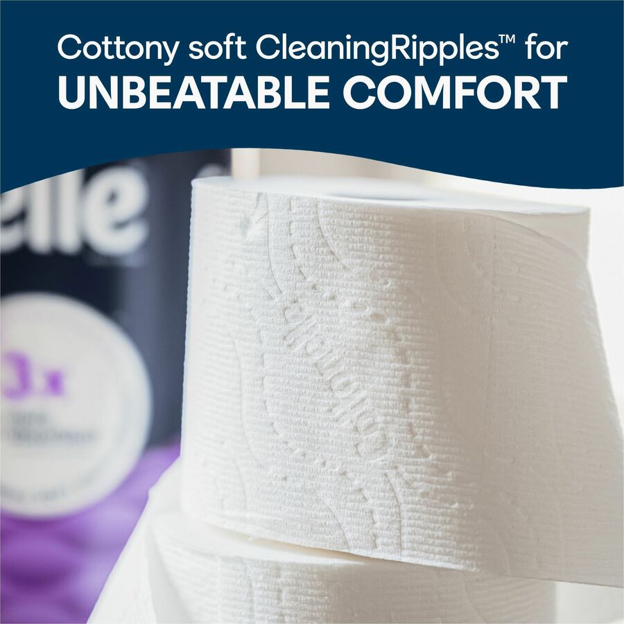 Image of Kimberly-Clark Professional 55494 Ultra Comfort Toilet Paper, 2 Ply, White, Paper, Fiber, 12 / Pack