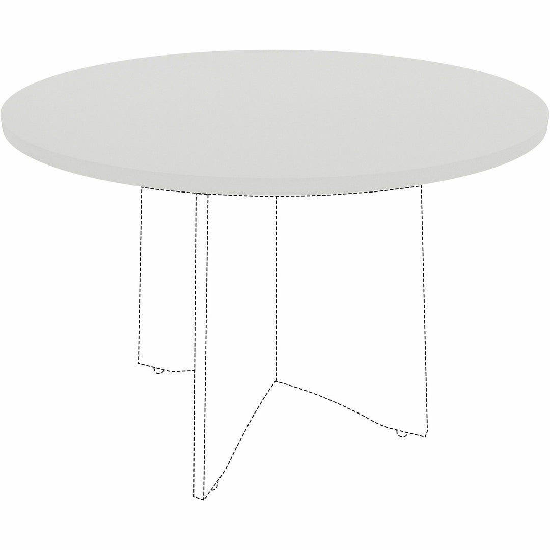 Image of Lorell Tabletop,f/LLR87241 Base,Lam,42"Dia x 1"Thick,White