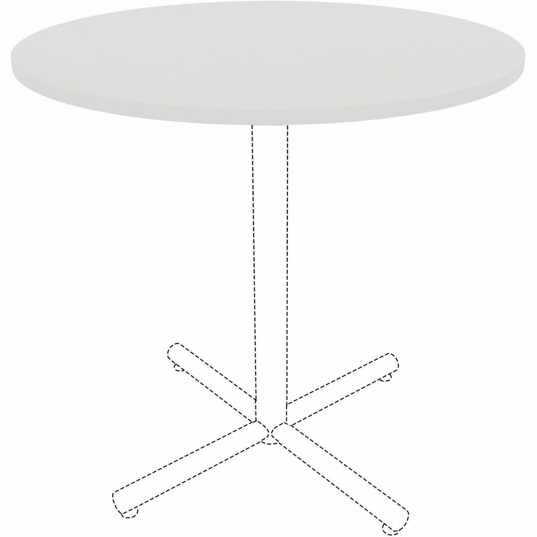 Image of Lorell Tabletop,f/LLR87241 Base,Lam,42"Dia x 1"Thick,White