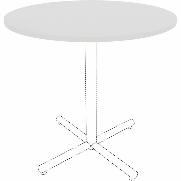 Image of Lorell Tabletop,f/LLR87241 Base,Lam,42"Dia x 1"Thick,White