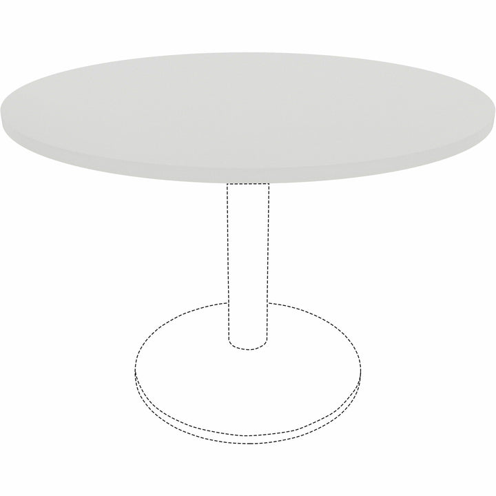 Image of Lorell Tabletop,f/LLR87241 Base,Lam,42"Dia x 1"Thick,White