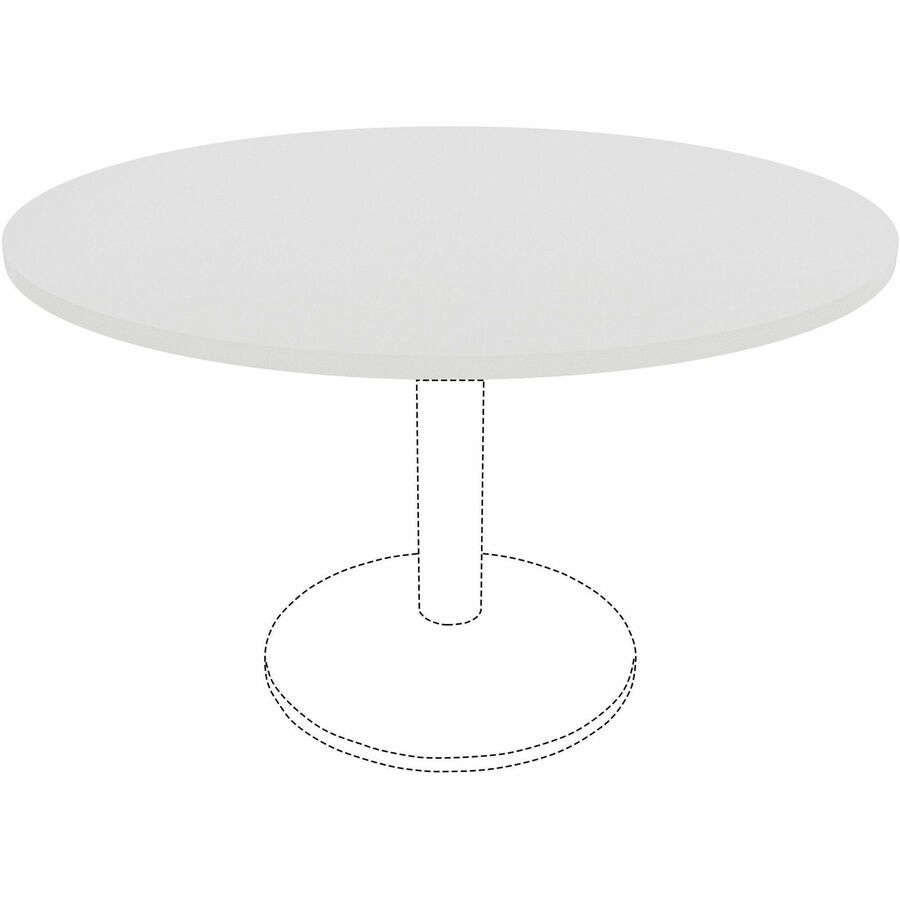 Image of Lorell Tabletop,f/LLR87241 Base,Laminate,48"Dia x 1"Thick,WE