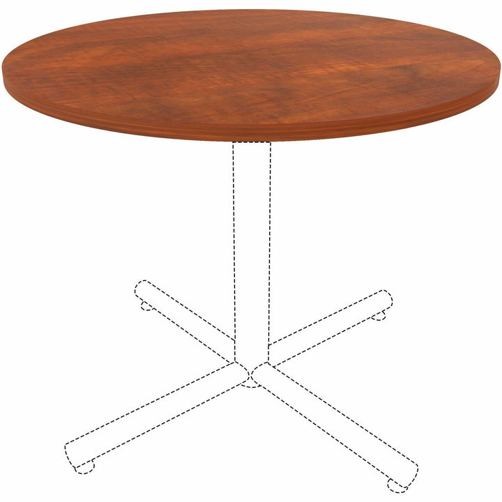 Image of Lorell Tabletop,f/LLR61641 Base,Laminate,36"Dia x 1"Thick,Cherry