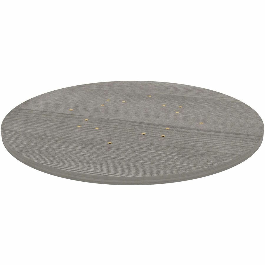 Image of Lorell Tabletop,f/LLR61641 Base,Lam,36"Dia x 1"Thick,Weathered CCL