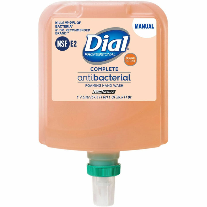 Image of Dial® Handwash,Antibacterial,Foam,Refill,Original,1700ml,3/CT,OE