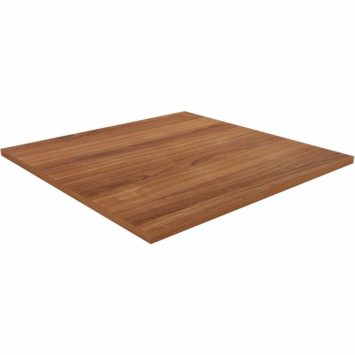 Image of Lorell Tabletop,f/LLR61641 Base,Laminate,36"x36"x1"Thick,Walnut
