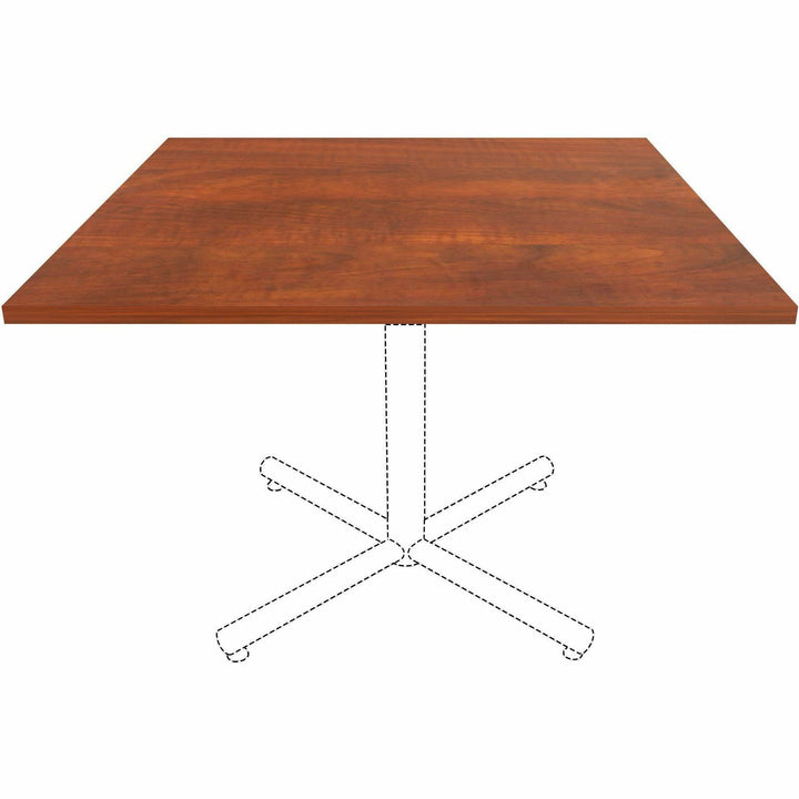 Image of Lorell Tabletop,f/LLR87241 Base,Laminate,42"x42"x1"Thick,Cherry