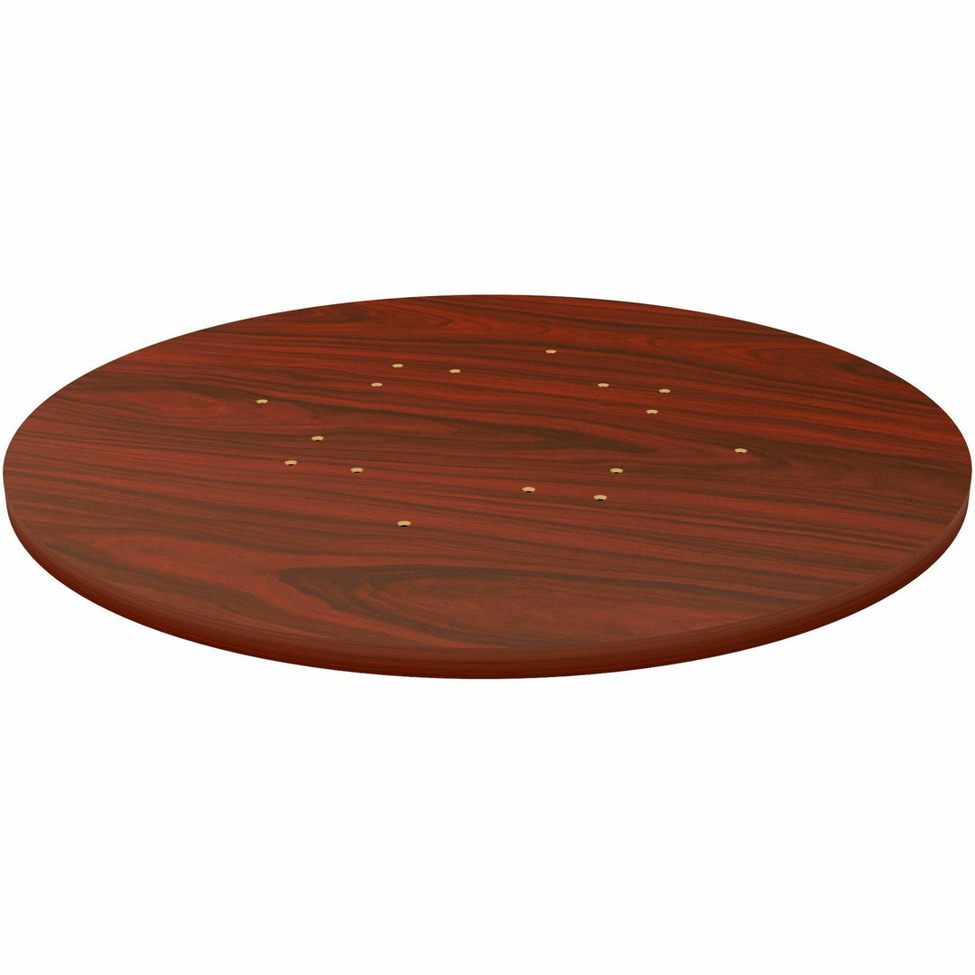 Image of Lorell Tabletop,f/LLR61641 Base,Laminate,36"Dia x 1"Thick,Mahogany