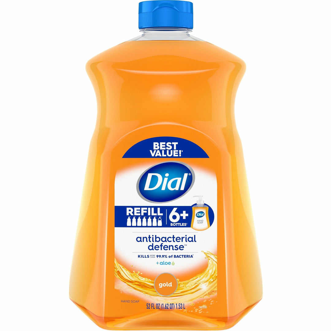 Image of Dial® Hand Soap,Antibacterial,Liquid,Gold,52oz,Orange