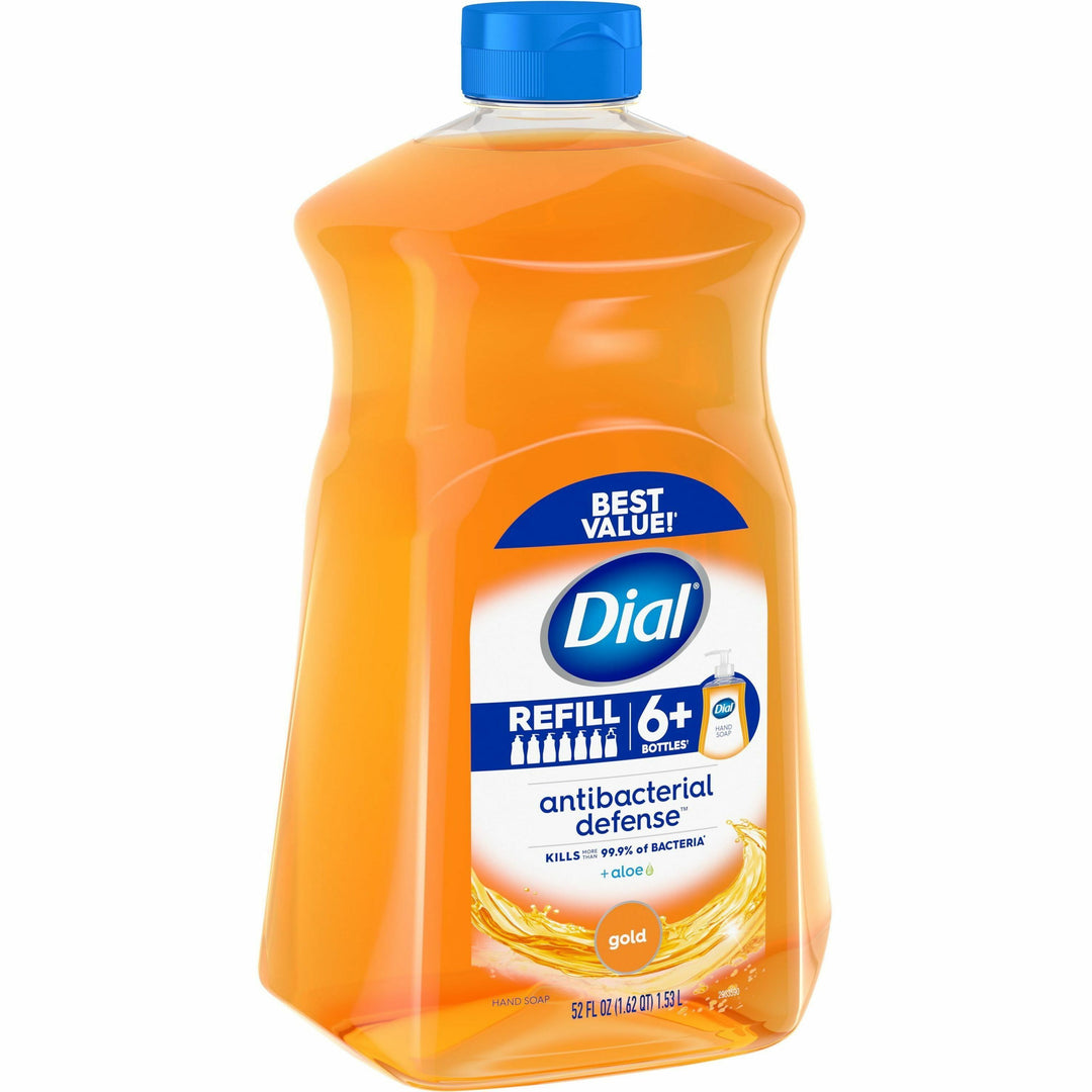 Image of Dial® Hand Soap,Antibacterial,Liquid,Gold,52oz,Orange