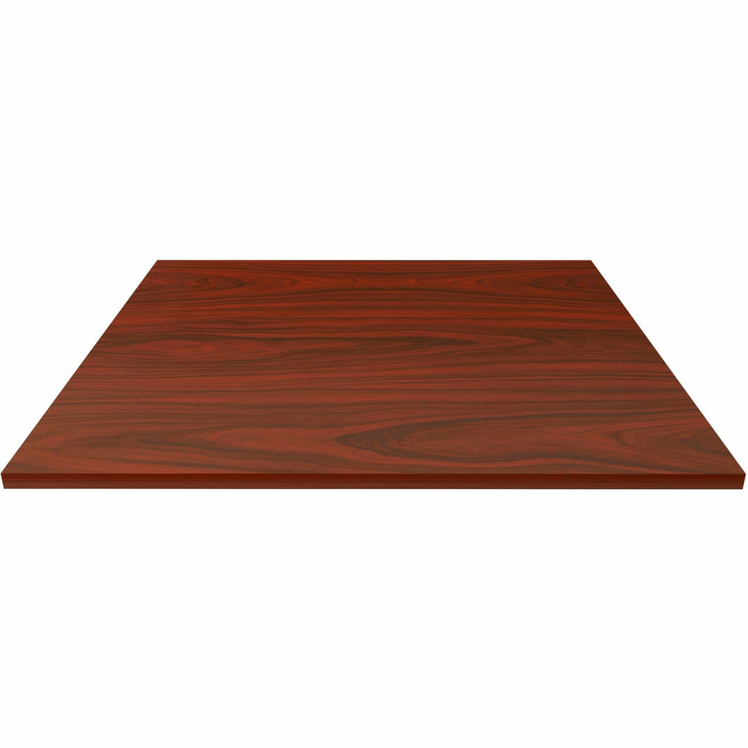Image of Lorell Tabletop,f/LLR87241 Base,Lam,42"x42"x1"Thick,Mahogany