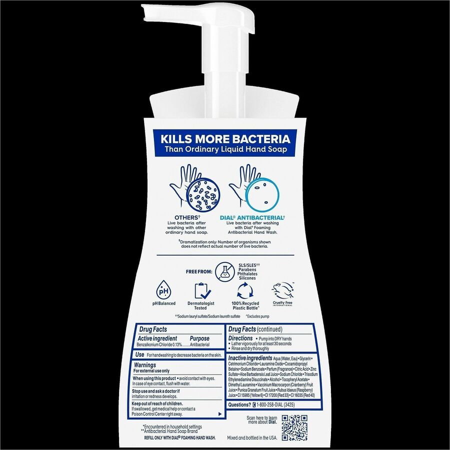 Image of Dial 34727 Power Berries Foam Soap