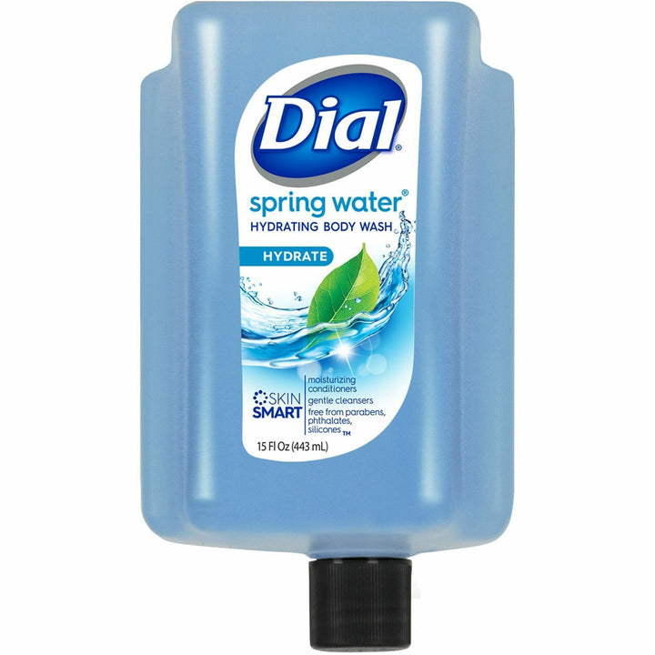 Image of Dial® Body Wash,Refill Bottle,Versa,SpringWater,15oz,6/CT,BE