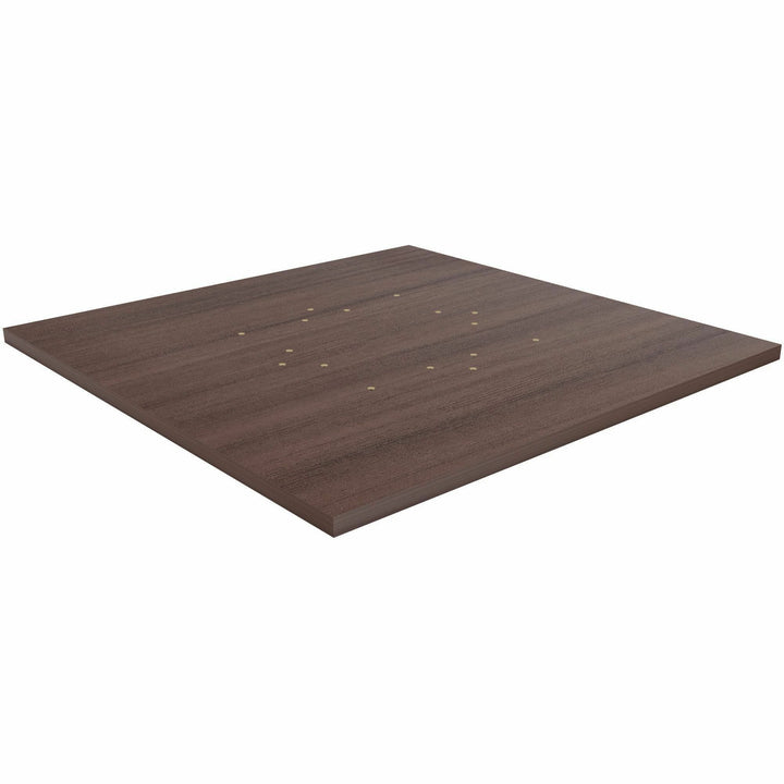 Image of Lorell Tabletop,f/LLR61641 Base,Laminate,36"x36"x1"Thick,Espresso