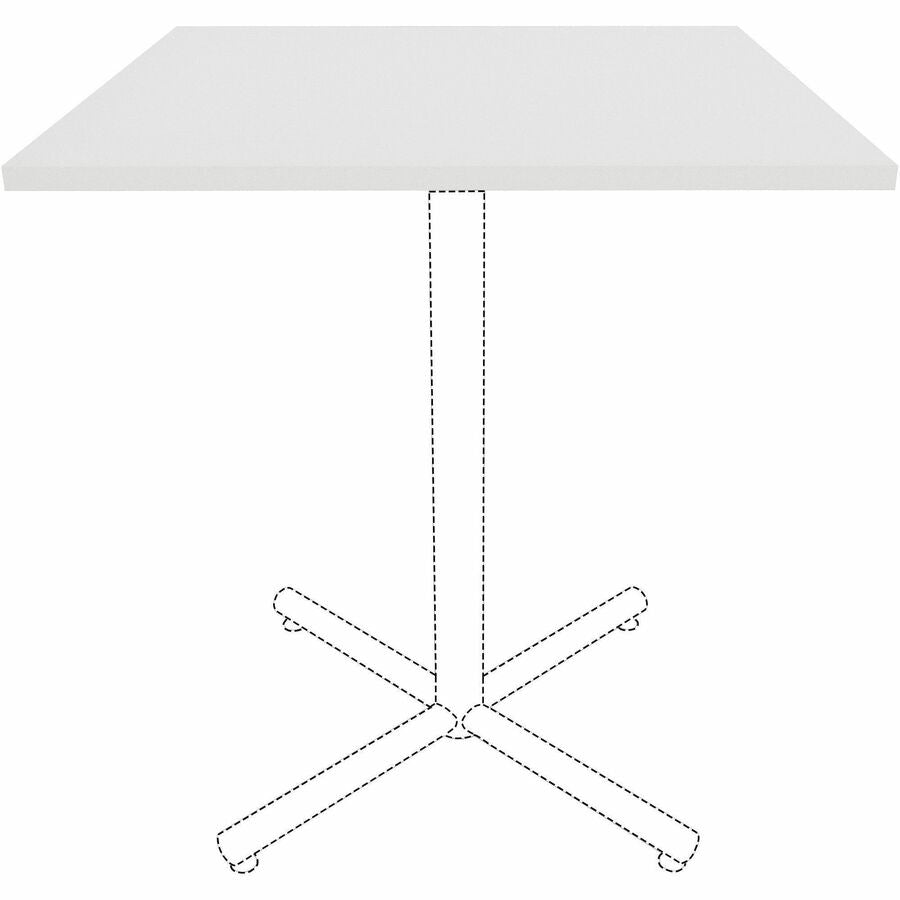 Image of Lorell Tabletop,f/LLR61641 Base,Laminate,36"x36"x1"Thick,White