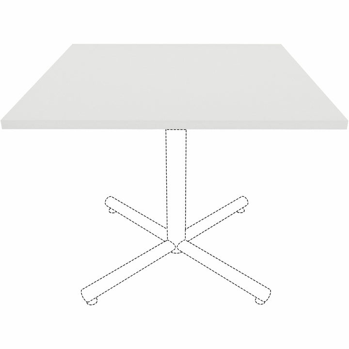 Image of Lorell Tabletop,f/LLR61641 Base,Laminate,36"x36"x1"Thick,White
